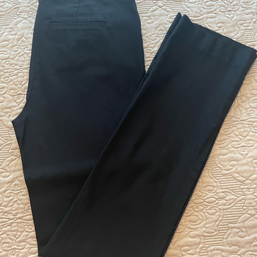 Chico's Classic Black Straight Leg Pants
